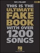 The Ultimate Fake Book piano sheet music cover